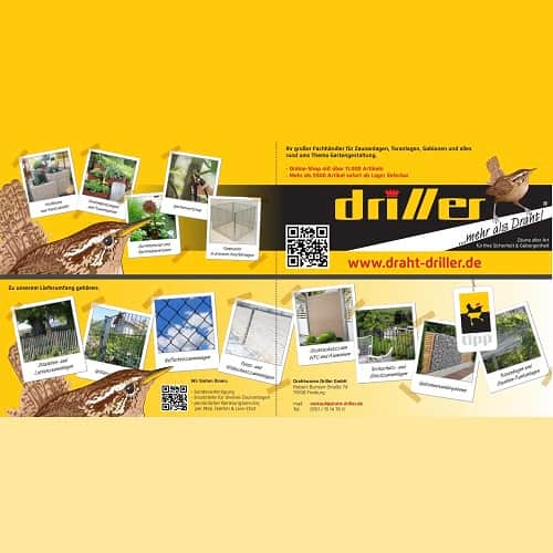 Bei Draht Driller den richtigen Zaun finden und günstig kaufen.