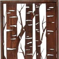 Rost Sichtschutz Design Birke