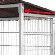 Erweiterung an Brennholzunterstand anbauen