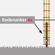  Rankbalkenkonstruktion am Haus