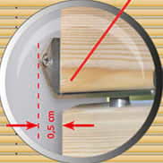  Verbinder an Pfosten montieren