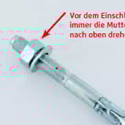 Stahlzaunpfosten für Doppelstabmatten aufdübeln