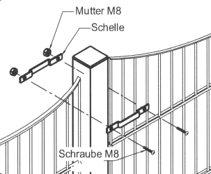 Design Gitterzaun Typ GZ-BU