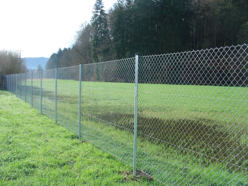 55m langer EXCOLO Spanndraht für Maschendrahtzaun Wildzaundraht Zäune verzinkt ummantelt grau/anthrazit als Befestigungs-draht Wickeldraht 55 Meter in Grau RAL 7016