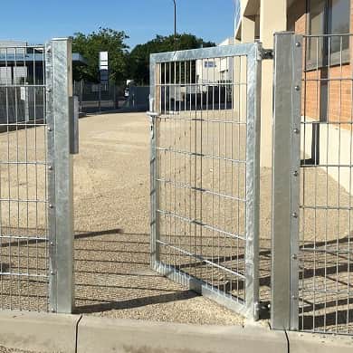 Zauntor verzinkt Gittermatte